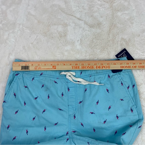 George Men’s Jogger Shorts Solid Light Blue with Birds Prints Size L (36-38) NWT - Picture 11 of 13